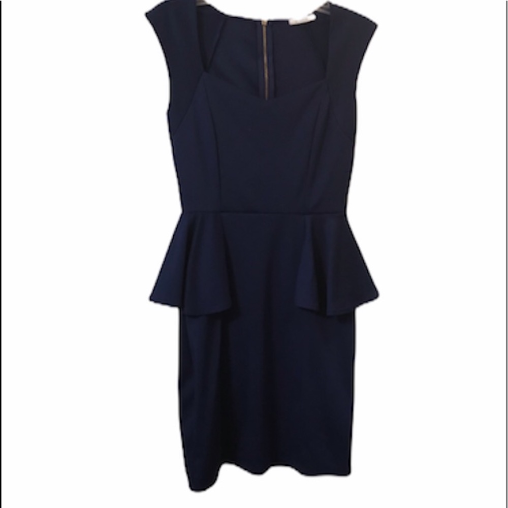 Amber Blue peplum dress size M